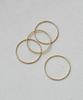Alleun 14K 18K Cut Twist Gold Ring Layered Precious