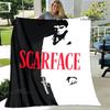 Classic movie Scarface Polyna blanket bed with a blanket to warm the beautiful blanket home travel blanket birthday gift