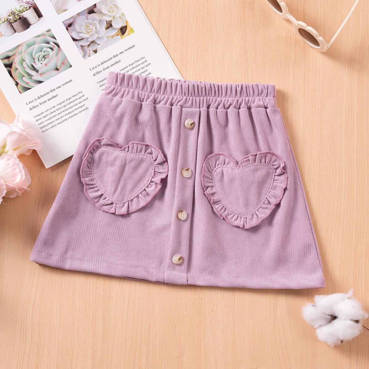 

Юбка для девочек Sweet Princess, однотонная, весенне-осенняя детская модная юбка 100cm（2-3Y） фиолетовый