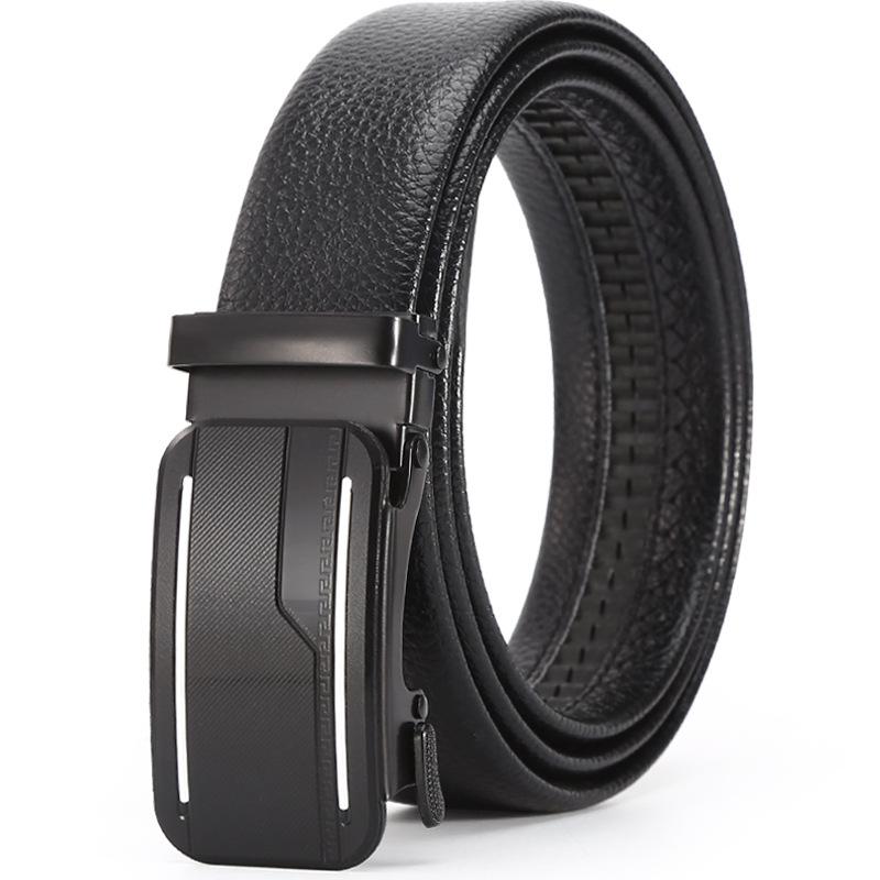 Belt Men'S Business Automatic Buckle Belt Chaozhongqing Pants Belt Stall