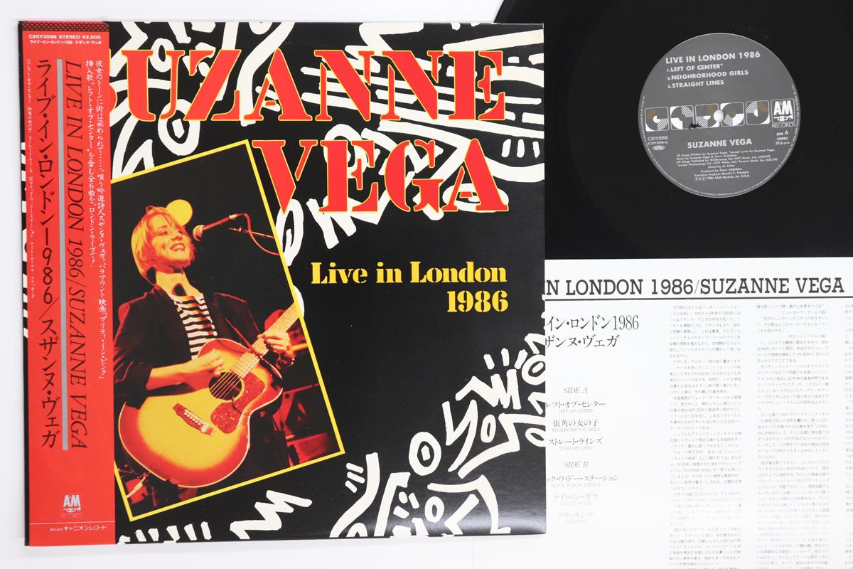 

12inch Record SUZANNE VEGA - Live In London 1986 C20Y3098 A&M 1986 Japan Obi Rock Used