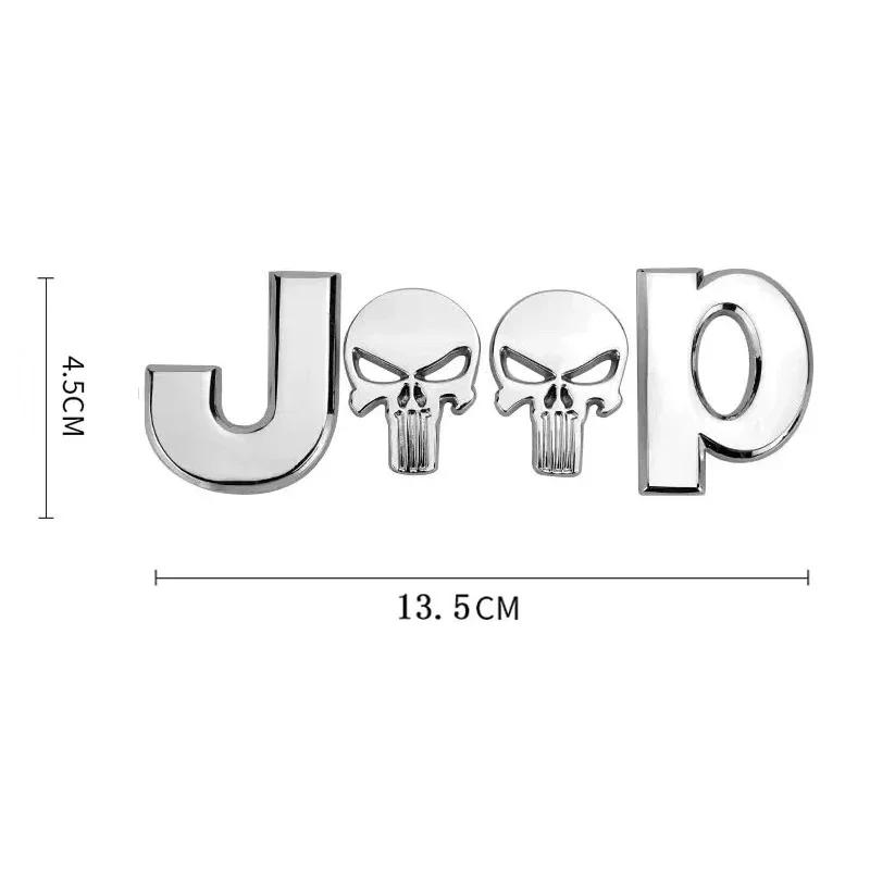 Dla Jeepa 1 szt. Emblemat Samochodowy Metalowy Bagażnik Samochodowy s Dla Jeepa Renegade Compass Grand Cherokee Wrangler Patriot Rubicon