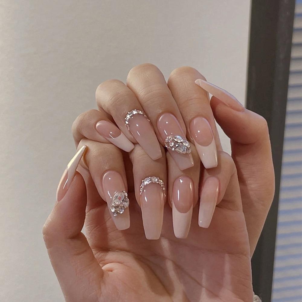 

Press on Nails Fake Nails Wearable False Nail Manicure Tool Nail Tips Women