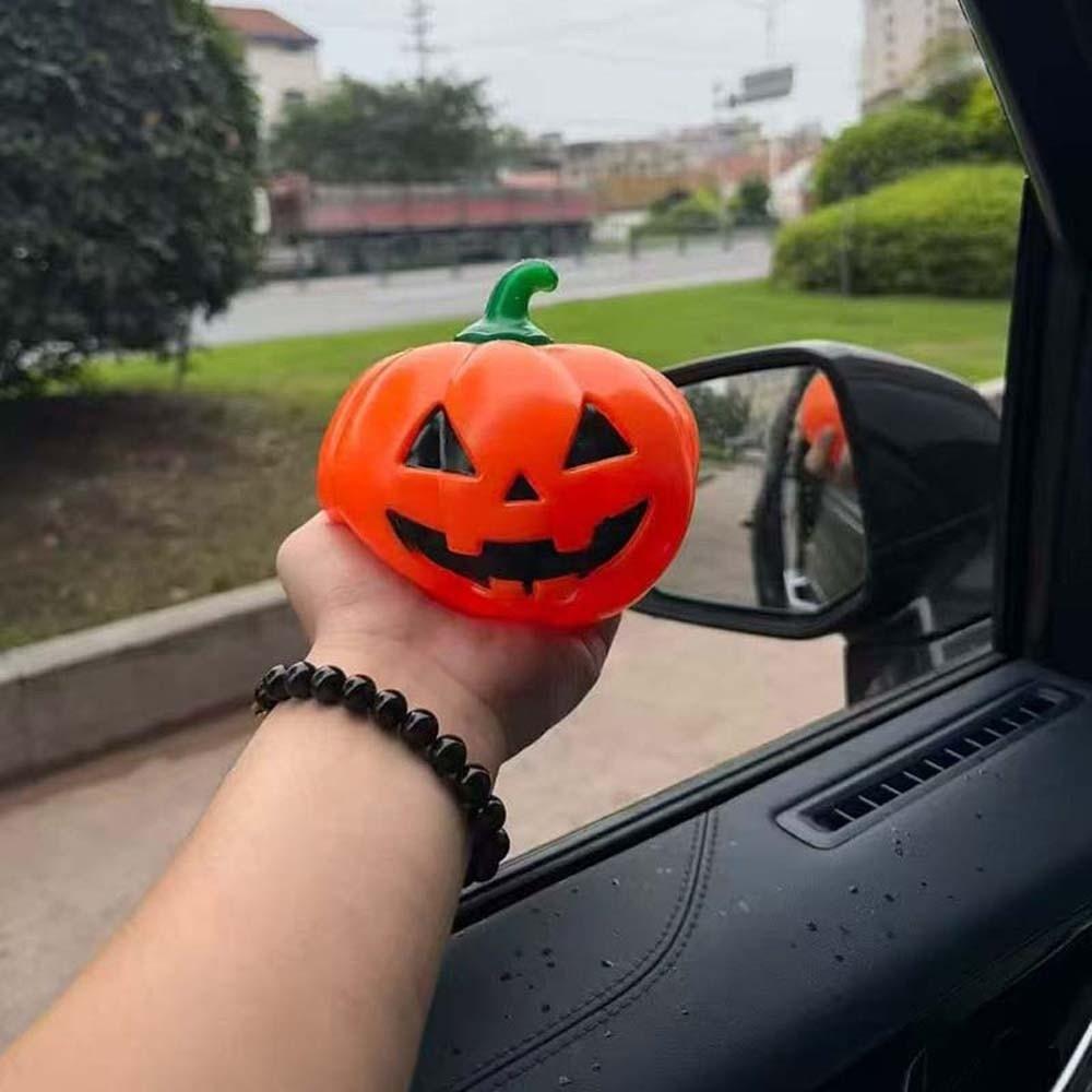 Lightweight Slow Rising Squishy 3D Shaped Relaxing Soft TPR Toy Pumpkin Squeeze Toy Treat Handout