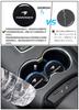 HUDIY Car Silicone Coaster for Toyota Harrier 80 Resin Silver 68mm 4mm Car Gift Pair of Series, Coated, Logo, Black, Diameter, Thickness, Slim,