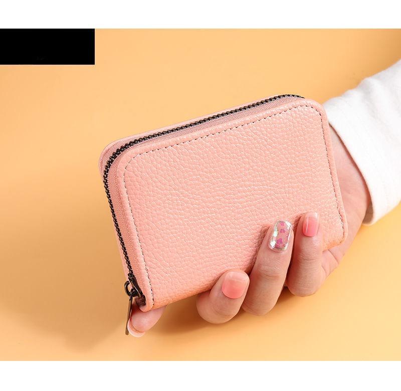 1Pc Card Bag, Male Anti-theft Brush, High-end Card Bag, Large-capacity Anti-degaussing ID Card Clip, Ultra-thin Card Cover, Small Female Card Bag.