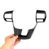 Carbon Fiber Car Steering Wheel Cover Trim For 2016-2024 Toyota Hilux Fortuner