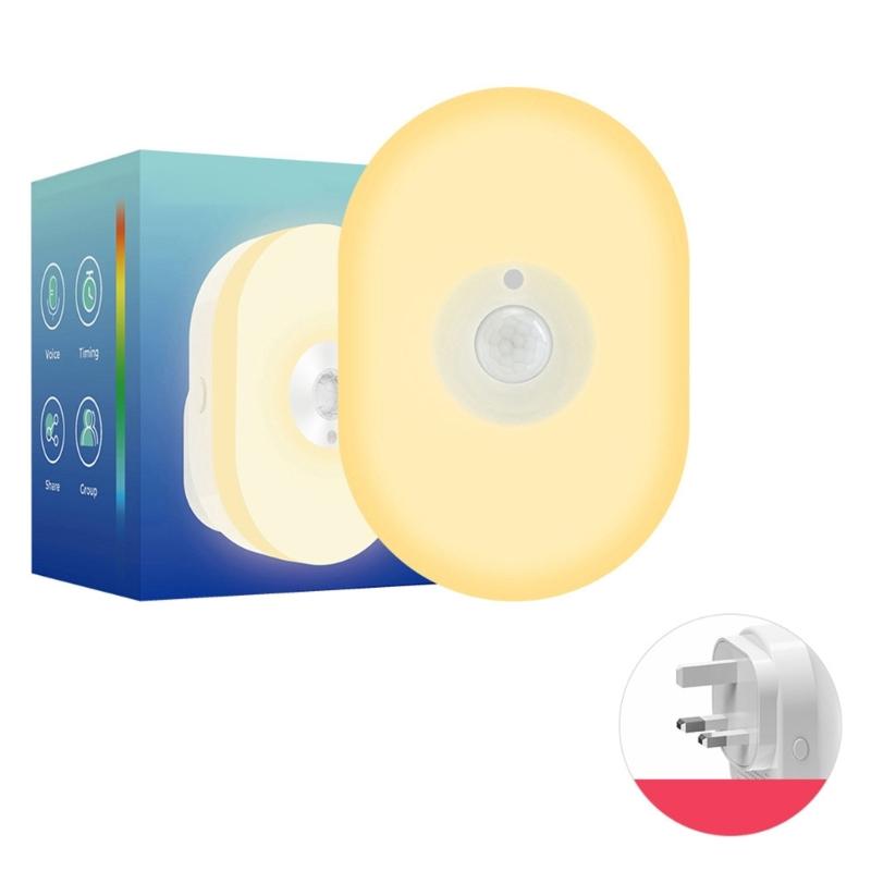 Intelligent WiFi Motion Detection Night Lamp Suitable for Elderly Kids Stairs Bathrooms Safe & Convenient Home Lighting