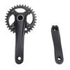 Bike Crank Arm Set Hollow Integrated Single Disc Aluminum Alloy Mountain Bike Crank Arm Set with