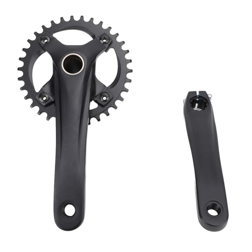 Bike Crank Arm Set Hollow Integrated Single Disc Aluminum Alloy Mountain Bike Crank Arm Set with