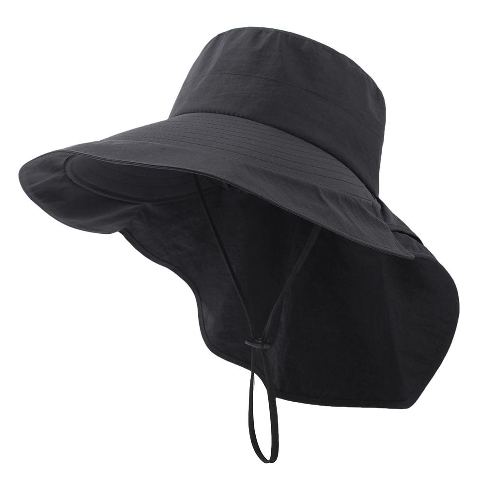 UV Protection Outdoor Bucket Hat Foldable Neck Flap Hat  for Hiking Fishing Travel