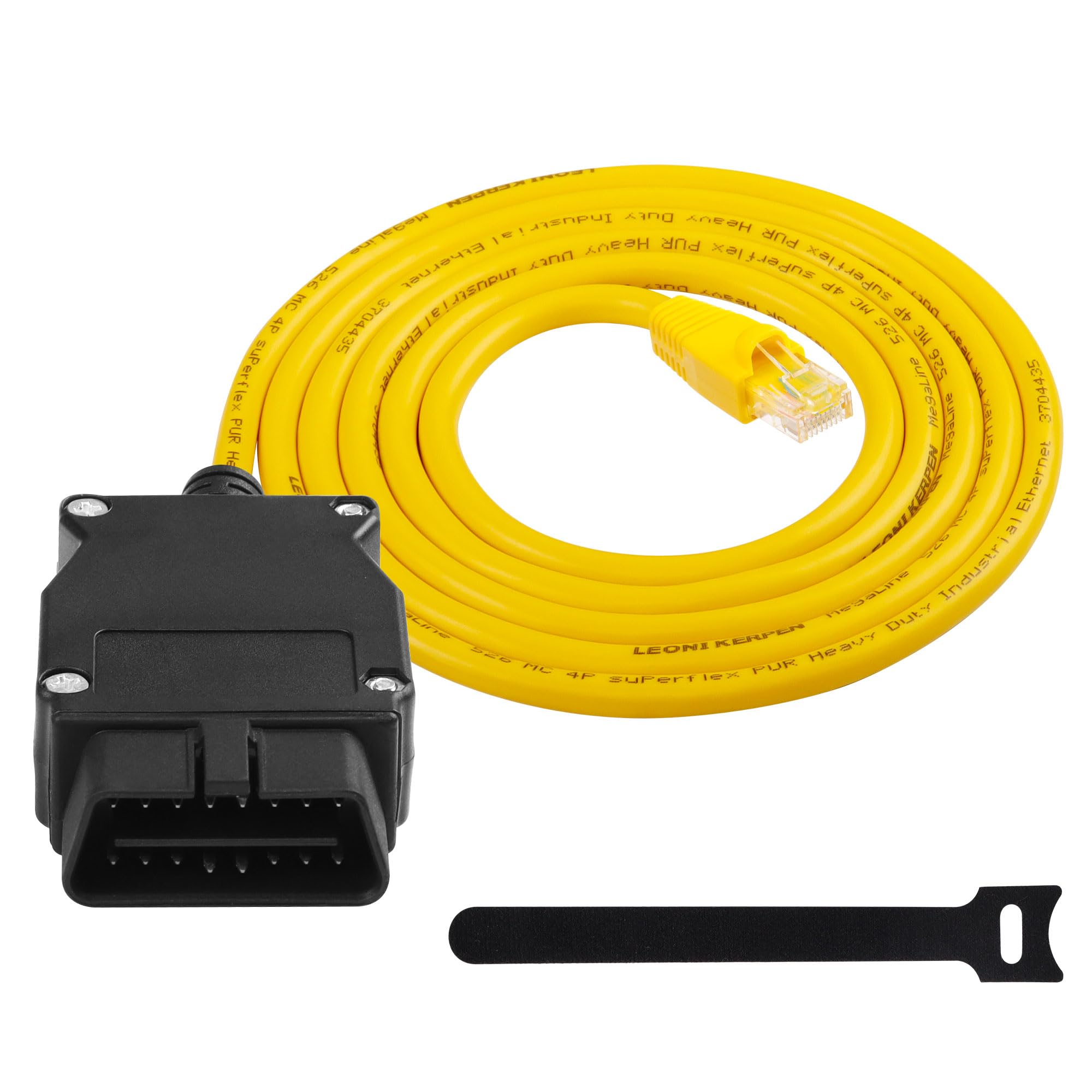 

CERRXIAN ENET OBD2 RJ45 Cable, Ethernet RJ45-OBDII Interface Cable Car Diagnostic Code F Series, G Series 2M