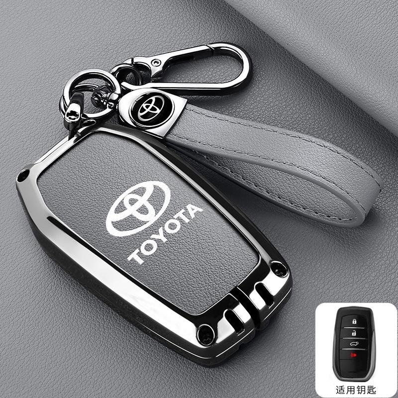 Car Key Case Cover Bag For Toyota Tacoma Fortuner Corolla Venza Grand Highlander RAV4 XSE Prime Land Cruiser Hilux 2023 2024