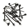 150Pcs Nylon Tie Wrap Fastening Clips +Door Panel Fastener Fixed Screw U-Type