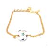 98P CC Mark Soccer Accessories Bracelet Metal Gold