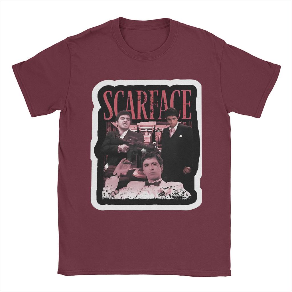 Mens Womens Scarface T Shirt Cotton Print T-Shirt  Clothing Outfits