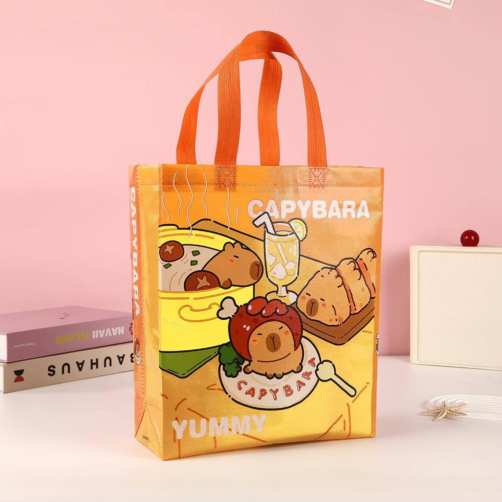 StoBag capybara cartoon gift wrapping bags luxury designer bags reusable bags for sweets eco tote large party packaging candy