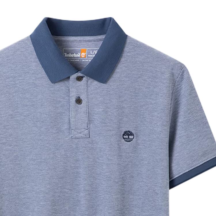 Timberland Color Block Moisture-Wicking Breathable Short Sleeve Polo Shirt Men tops A2PFM-EYO