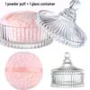Large Nian Gao Fluff Setting Powder Cushion - Cotton Candy Flocked Powder Puff
