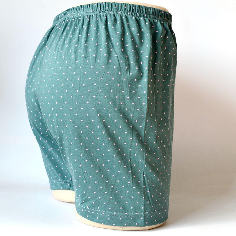 Damen Baumwoll-Boxershorts mit hohem Bund und lockerem Schnitt für mittelalte und ältere Frauen - Übergrößen-Shorts