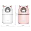 2026New Portable 300ML Cat Shaped Humidifier USB Aroma Diffuser Ultra Silent Household Bedroom Office Car with LED Mist Spray