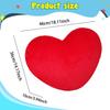 Heart-shaped Decorative Pillow, Breathable Bedside Cushion, Ornament for Sofa,