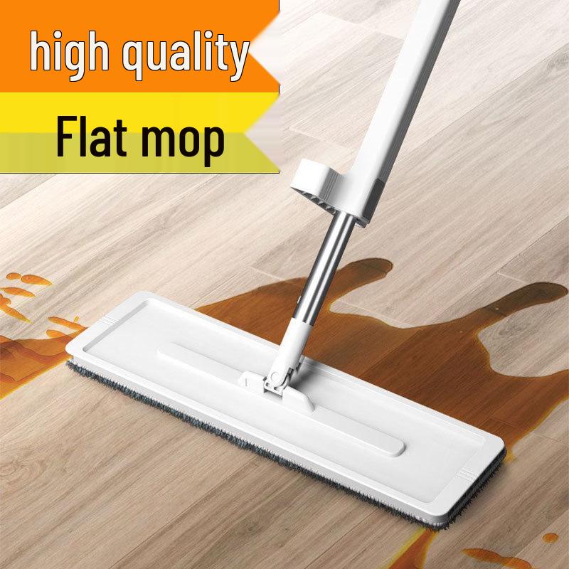 2025 Hands-Free Flat Mop: Large, Effortless, One-Wipe Clean Floor Mop