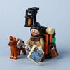 Medieval Peasant Blacksmith Vagrant Character Building Block Toys