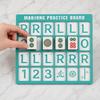 Huaqianguhh Mahjong Practice Board with RLO Charleston Guide & 24 Slots, 3D Printed Solo Trainer, American Strategy Aid for Home Learning Beginners