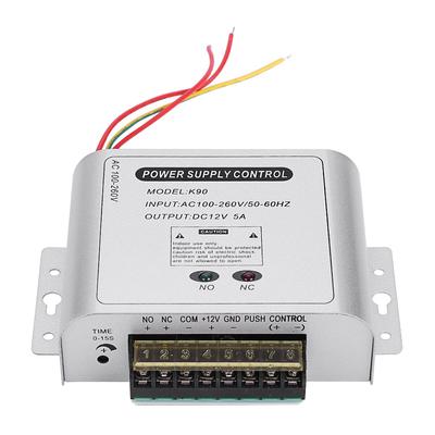 Napájecí adaptér 12V 5A pro systém kontroly přístupu ke dveřím 110 240V