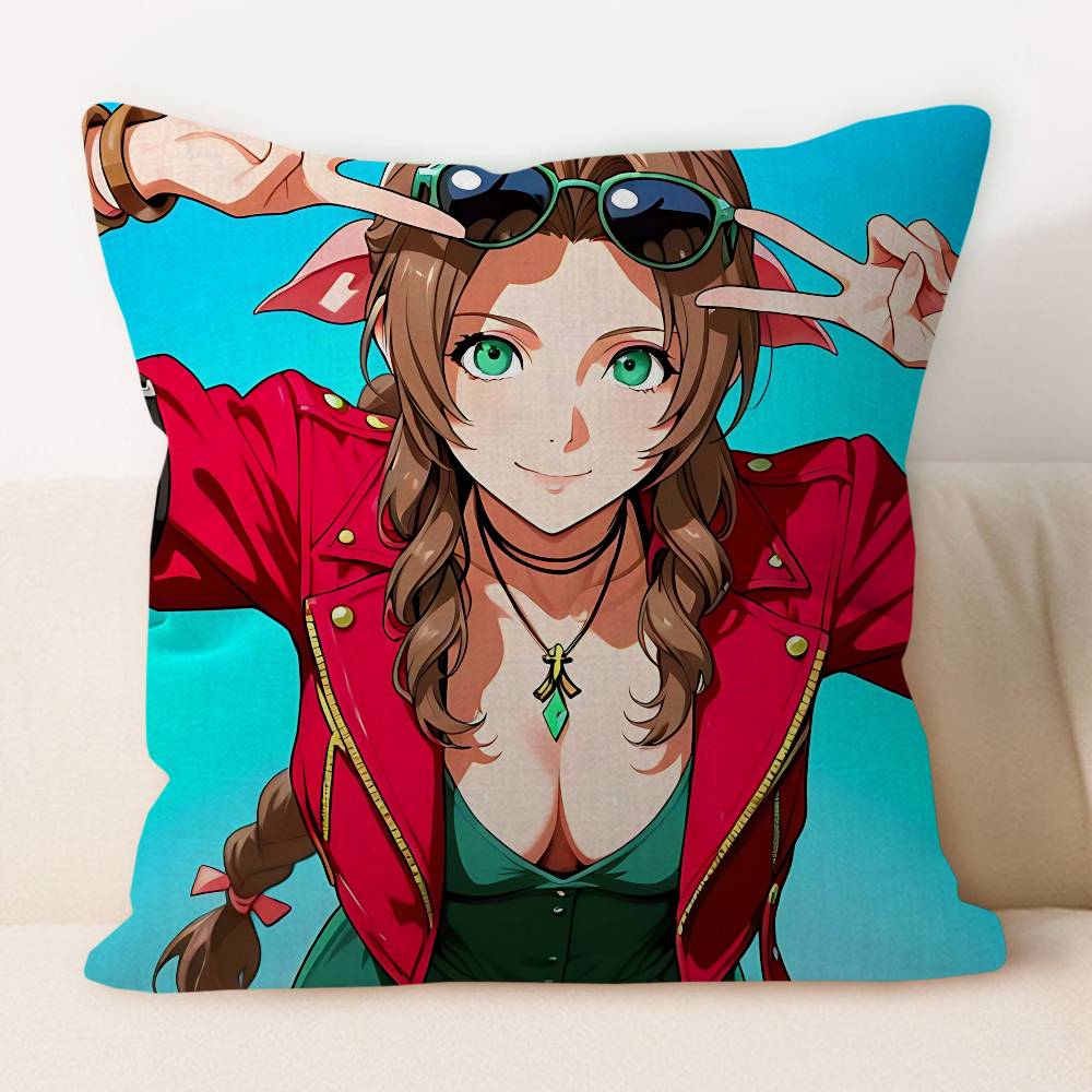 

A-Аэрис Гейнсборо Подушка Аниме Подушка Диван Кровать Подушка для Головы Наволочка Чехол для Подушки 45x45 См Мода 12x12Inch