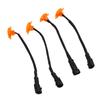 Car Front Grille Lights LED Marker Lamps 3000k Yellow IP67 Waterproof for Car Van Truck Trailer