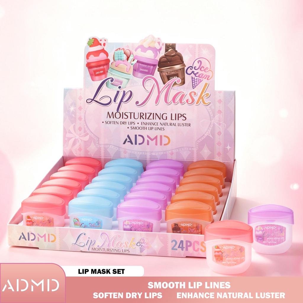 Außenhandels-Englisch Fruchtgeschmack Lippenbalsam Geschenkset - Feuchtigkeitsspendende und pflegende Lippenpflege