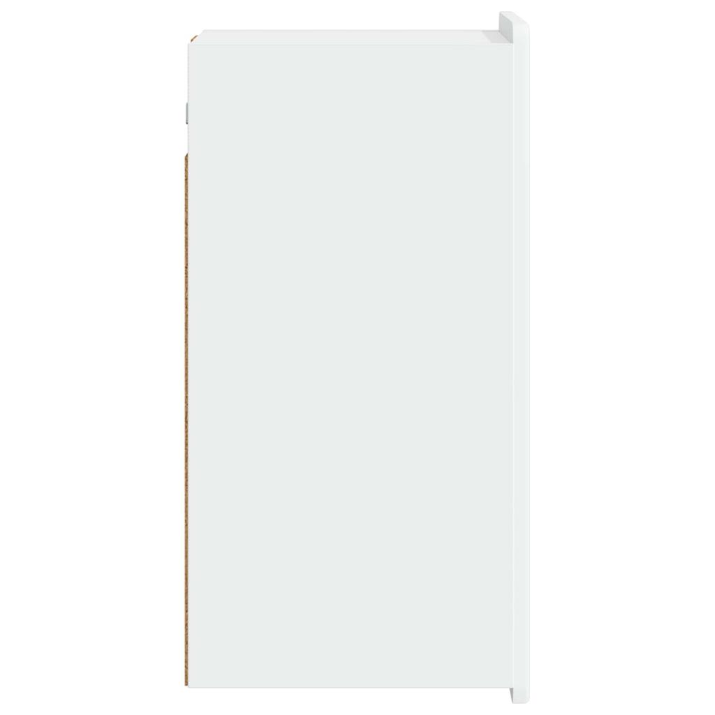 Bathroom Wall Cabinet ZWOLLE High Gloss White 30 X 31 X 63 Cm