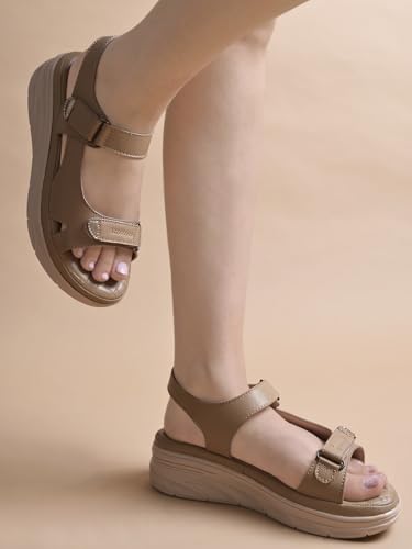 

Shoetopia Comfortable Tan Doctor Sole Heels For Women /Eu36 3 UK дубильная кора
