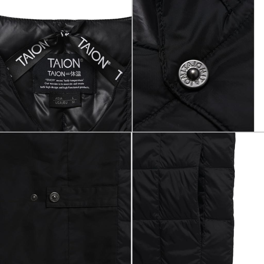 Taion Button Down Gilet 003 Men's V-Neck