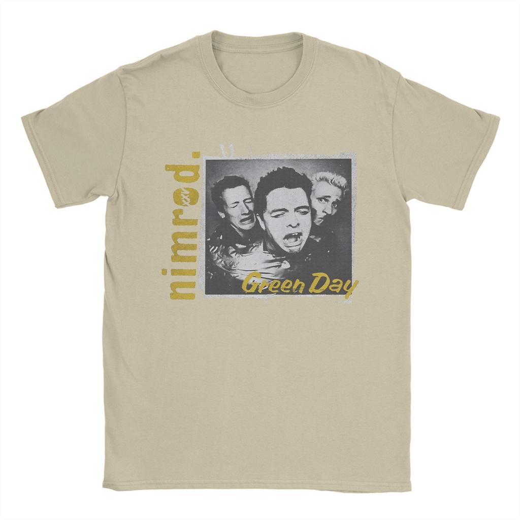 Koszulka Męska Zespół Green Day 100% Bawełna Koszulki Nowości Okrągły Dekolt Krótki Rękaw Topy Dla Dorosłych