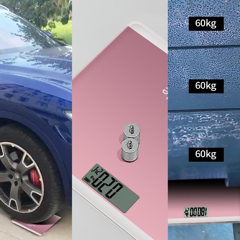 Mini Glass Body Weight Scale - Electronic Health Scale for Home