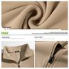 Fingercroxxit Unisex Half-Zip Mock Neck Fleece Long Sleeve Top