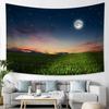 Starry Sky Landscape Tapestry Moon Large Tapestry Landscape Wall Hanging Living Room Bedroom Boho Home Decor