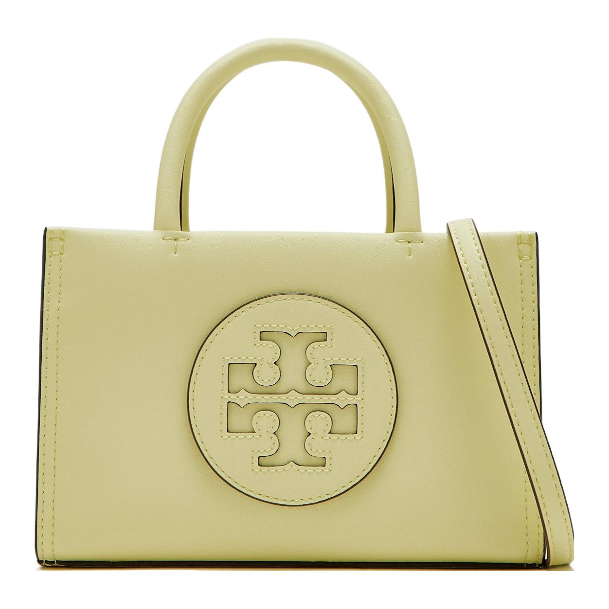 

Tory Burch Ella Bio Tote Bag Shopping Bag Shoulder Handbag Mini Women tote bags Gold Green 145613-703 Basic Set (Bag+Dust Bag)