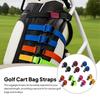 2 Pieces Golf Cart Bag Straps Nylon Luggage Straps Binding Quick Release Buckle Travel Lashing Straps Fastener Belts