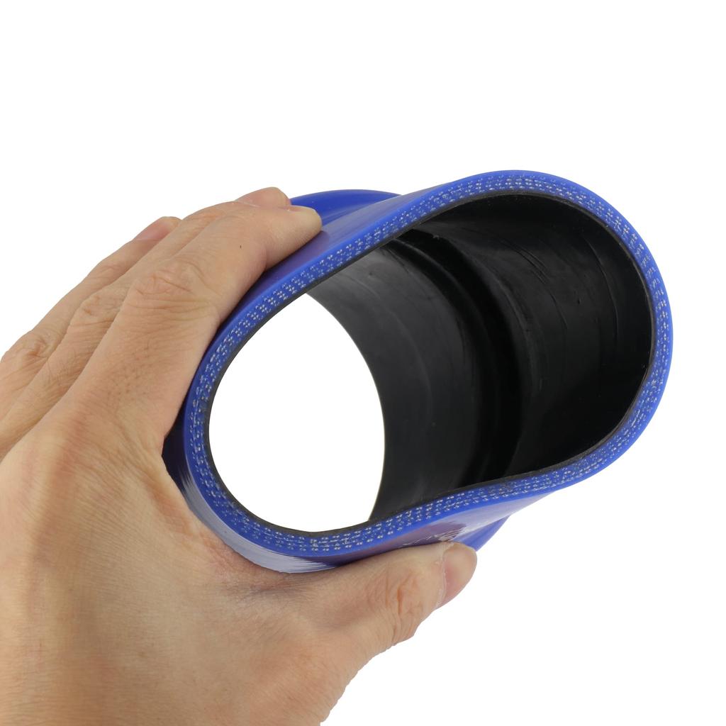 X AUTOHAUX Length 100mm Inner Diameter 80mm Hump Silicone Hose