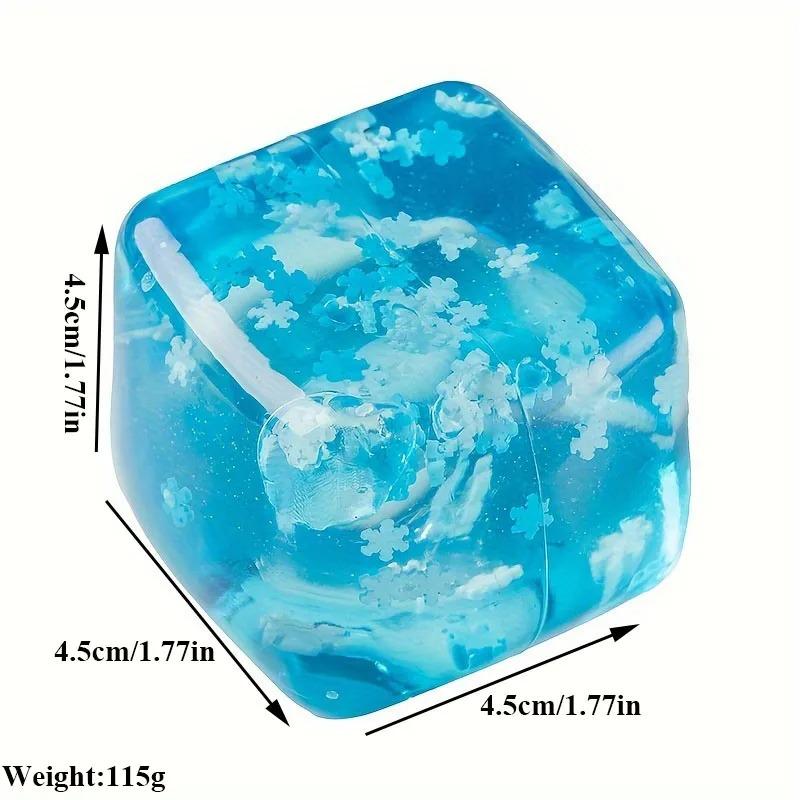 

Schylling Needoh Nice Cube -Stress Relief Squishy Toy, Sensory Toy, Cube Squeeze Ball, Vent Toy, Kids Gift, Red Purple Blue, Sn (As shown-25493)-