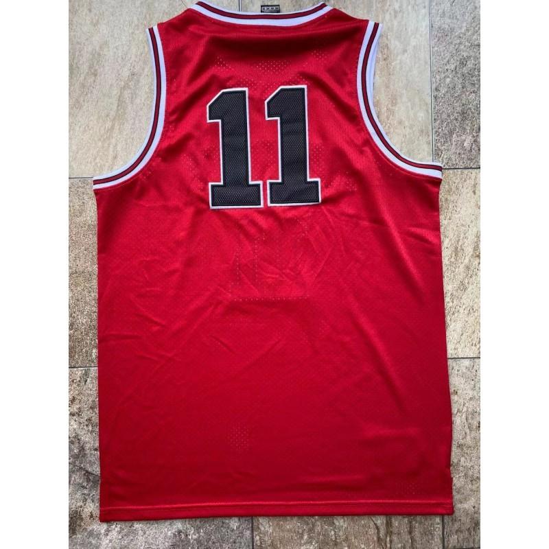 Chicago Bulls 23 Michael Jordan Rookie 1996-97 NBA Finals Jersey Cotton Basketball Shirt Men Women