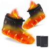 SUPTEMPO Cordless Electric Quick Foot Suitable for Boots and Includes 2 X 6000mAh Mobile Made In Japan 3 Temperature Extension Unisex Slippers,