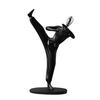 Minimalist Black Resin Figurines, Modern Abstract Musician & Golfer Statues, Luxury Home Decor for Living Room TV Stand Entryway Wine Cabinet, Unique