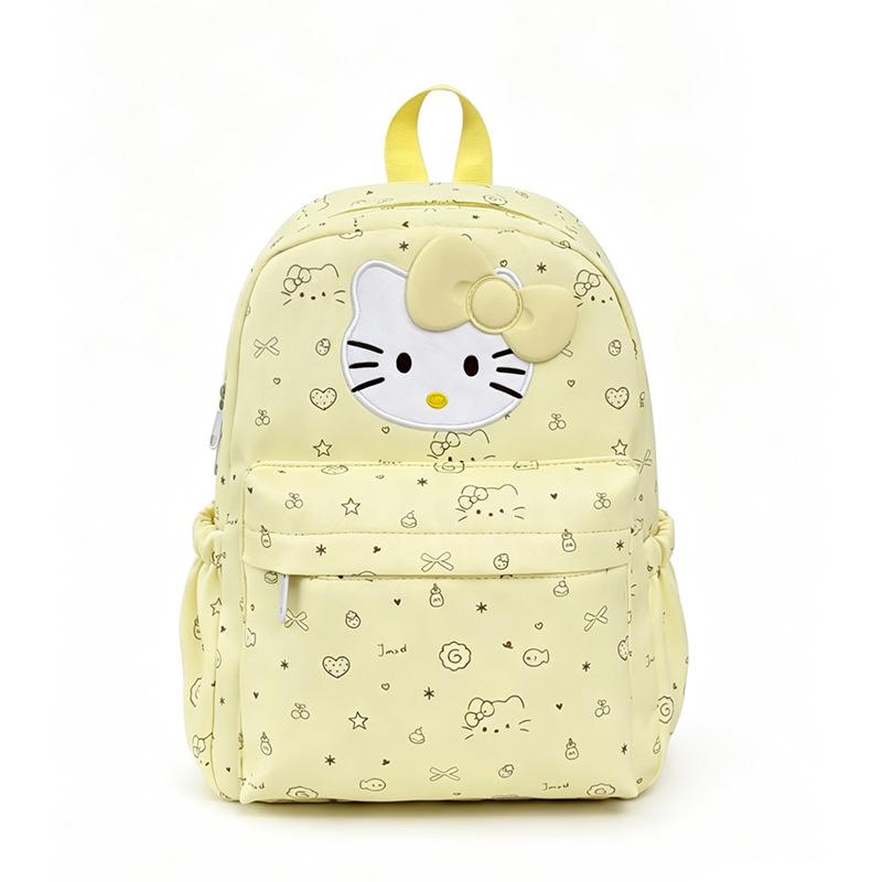 Schoolbag Milk Fufu Clear Light Blue Cute Cat Schoolbag Cute Little Fairy Summer Shopping Eye-catching Small Backpack