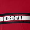 Jordan Spliced Letter Logo Print Casual Short Sleeve T-Shirt Men Tops Red 939619-687