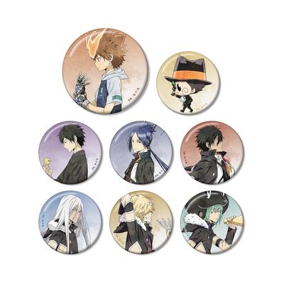 Armabianca Katekyo Hitman Original Illustration Ayumi Trading Badge Diameter 56mm Box REBORN! Ver. Paper/Tin 8-piece